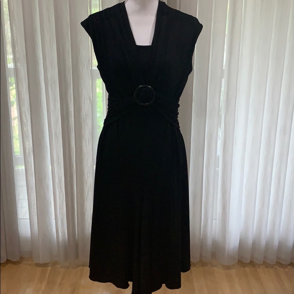 New Directions Black Dress Size Medium EUC